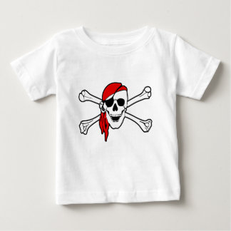 Jolly roger with red bandana baby T-Shirt
