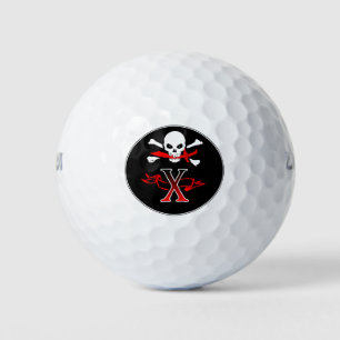 Jolly Roger X Monogram Initial Golf Balls