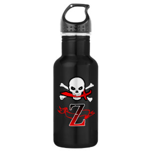 Jolly Roger Z Monogram Initial 532 Ml Water Bottle