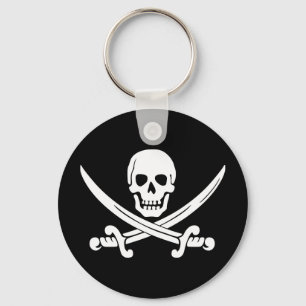 Jolly Rogers Pirate  Key Ring