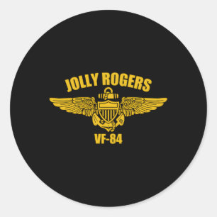 Jolly Rogers Vf-84 Classic Round Sticker