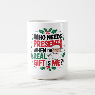 Jolly Santa Claus Brings Festive Cheer to All Coffee Mug