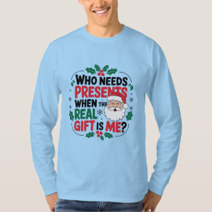 Jolly Santa Claus Brings Festive Cheer to All T-Shirt