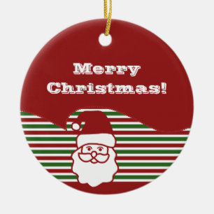 Jolly Santa Claus Christmas Ornament