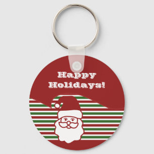 Jolly Santa Claus Keychain