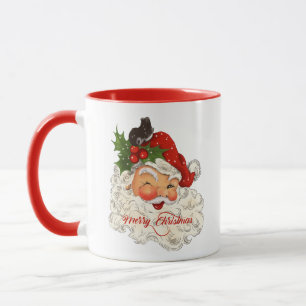 Jolly Santa Claus Merry Christmas personalised Mug