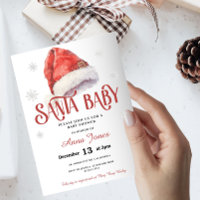 Jolly Santa Hat Baby Shower 