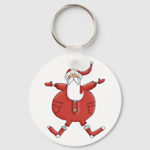Jolly Santa T-shirts and Gifts Key Ring