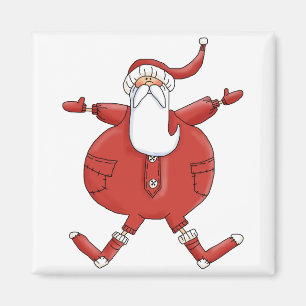 Jolly Santa T-shirts and Gifts Magnet