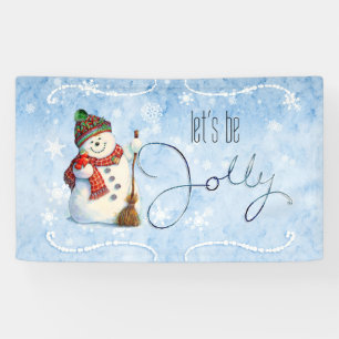 Jolly Snowman ID841 Banner