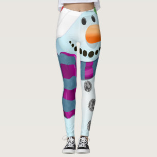 Jolly Snowman Leggings