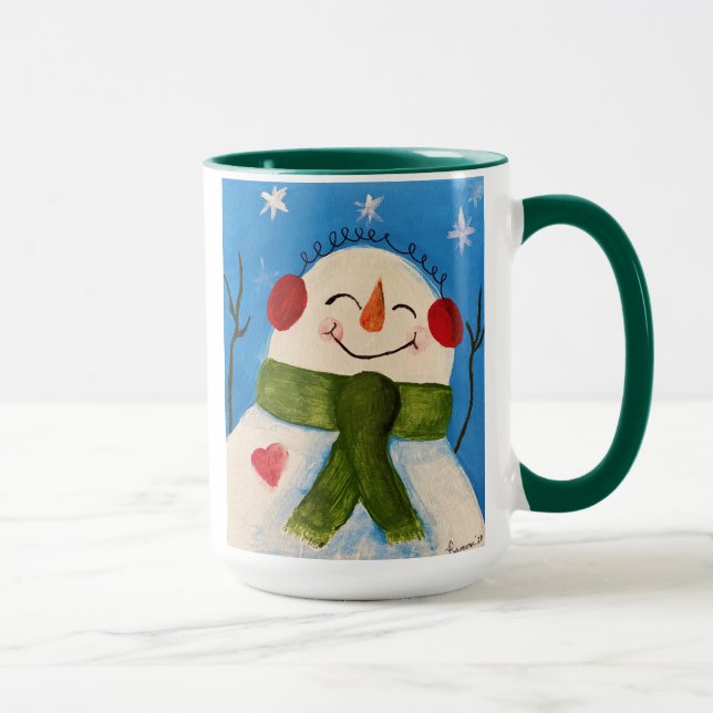 Jolly Snowman Mug (Right)