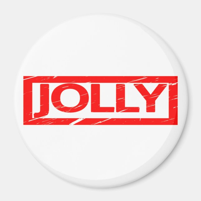 Jolly Stamp Magnet (Front)