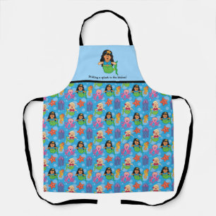 JollyKins Mermaid Blue Apron
