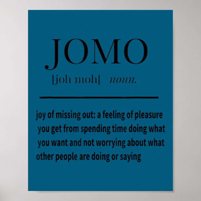 Jomo Daily Motivational &amp; Insrational Shirt  Poster (Front)