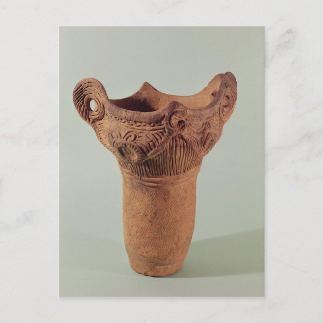 Jomon vase from the Kanto province Postcard (Front)