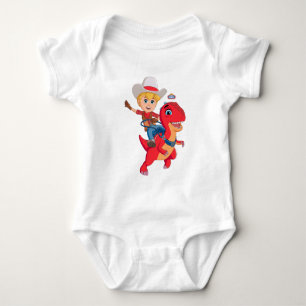 Jon and Blitz Dino Ranch Baby Bodysuit
