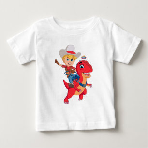 Jon and Blitz   Dino Ranch Baby T-Shirt