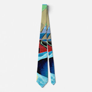 Jon-And - Ship in Harbour Tie