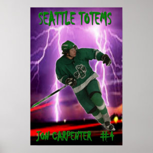 Jon Carpenter - Seattle Totems Poster