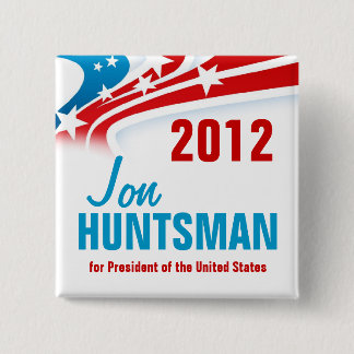 Jon Huntsman 15 Cm Square Badge