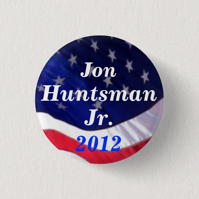 Jon Huntsman Jr 2012 button (Front)