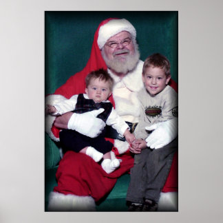 jon logan with santa poster