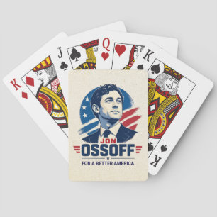 Jon Ossoff For a Better America Political Playing Cards