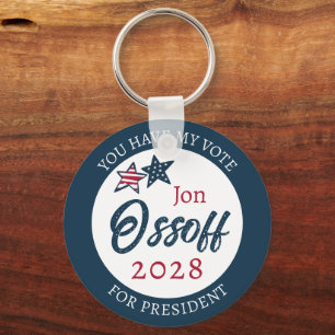 Jon Ossoff for Presdient 2028 Key Ring