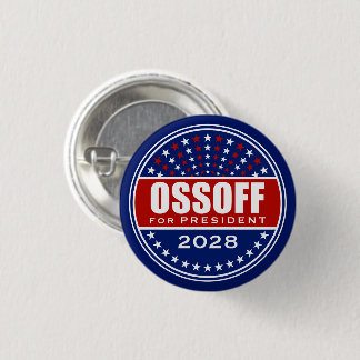 Jon Ossoff for President 2028 3 Cm Round Badge