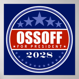 Jon Ossoff for President 2028 Poster