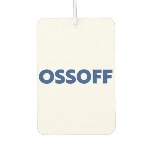 Jon Ossoff Georgia Senate runoff blue white car Air Freshener