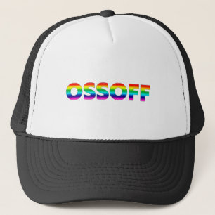 Jon Ossoff Georgia Senate runoff pride lgbtq lgbt Trucker Hat