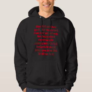 Jonah 3:10 Turn from wicked ways Hoodie