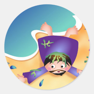 Jonah Classic Round Sticker