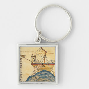 Jonah Eaten by the Whale Key Ring