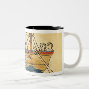 Jonah Eaten by the Whale Two-Tone Coffee Mug