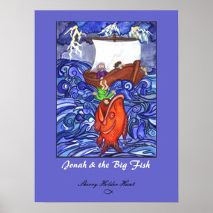 Jonah & the Big Fish Print