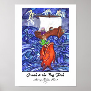 Jonah & the Big Fish Print-Customised Poster