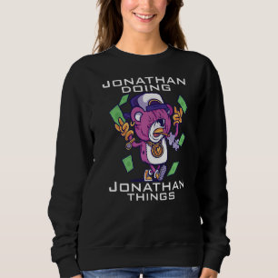Jonathan doing sweatshirt
