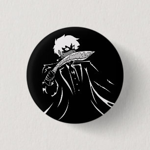 Jonathan Harker the Kukri Cryptid Button