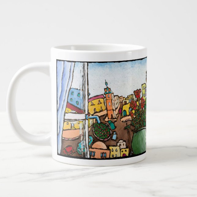 Jonathan Kis-Lev Beautiful Jaffa Jumbo Mug (Left)