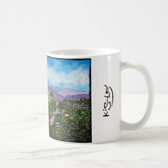 Jonathan Kis-Lev Jerusalem the Holy One 11 oz Mug (Right)