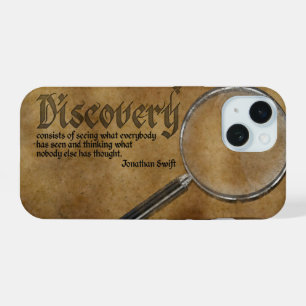 Jonathan Swift Inspirational Quote "Discovery" iPhone 15 Case