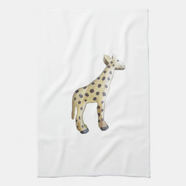 Jonathon Giraffe Tea Towel (Vertical)