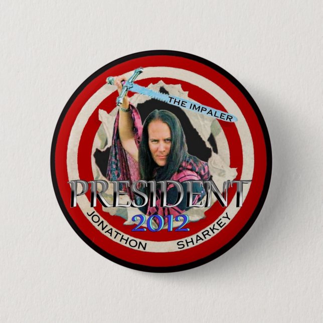 Jonathon "The Impaler" Sharkey 2012 6 Cm Round Badge (Front)