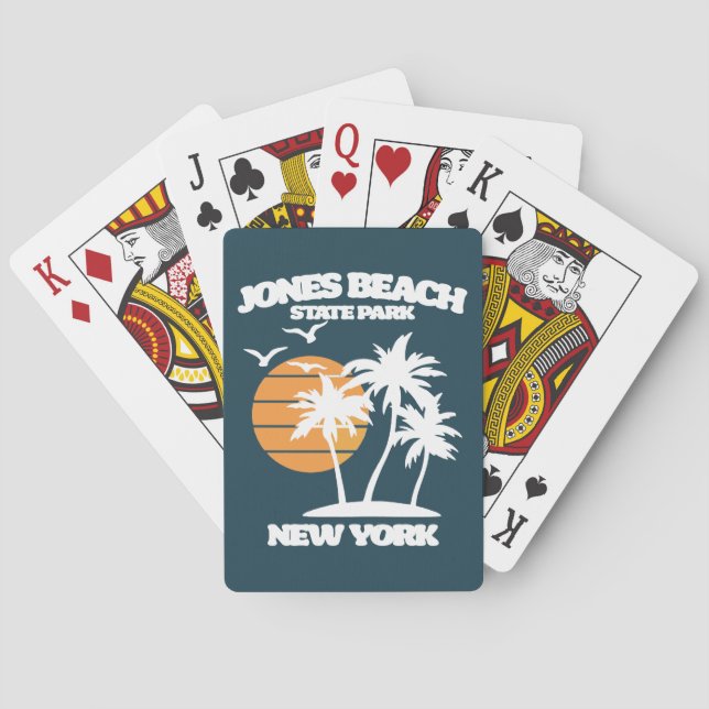 Jones Beach Long Island New York Playing Cards (Back)