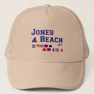 Jones Beach NY Signal Flags Trucker Hat