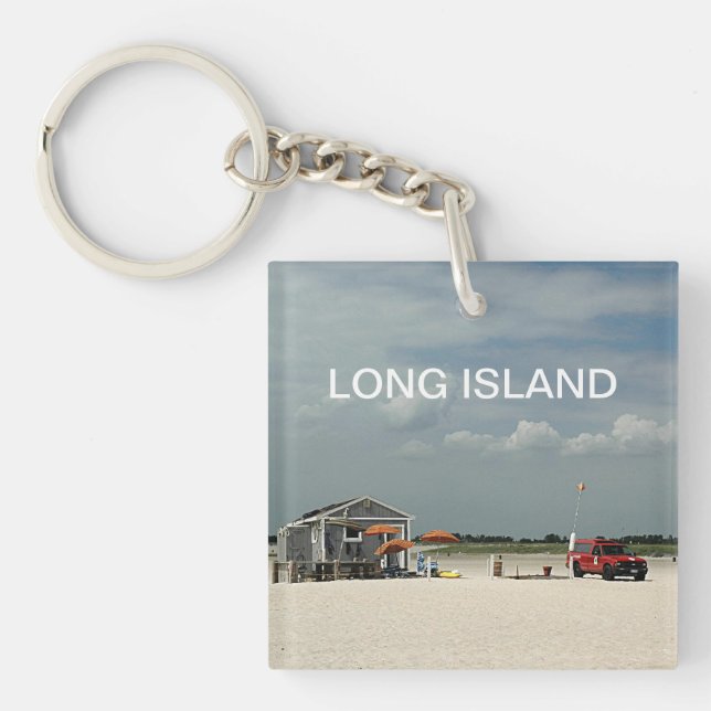Jones Beach Umbrella Stand Key Ring (Front)