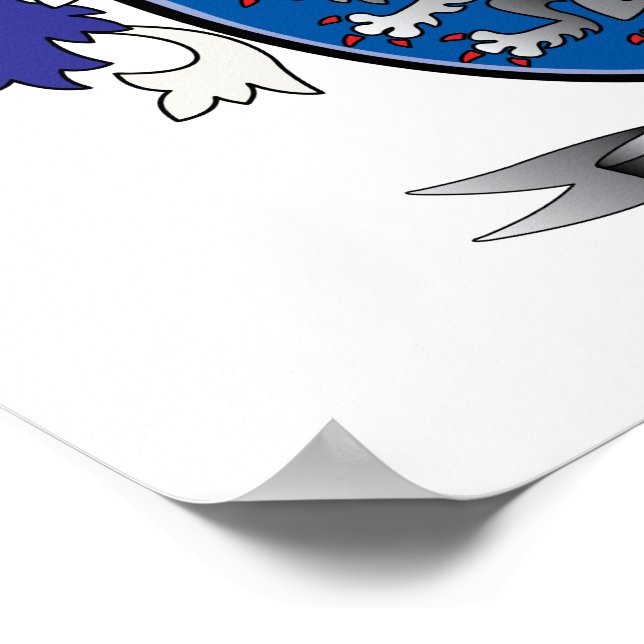 Jones Coat of Arms Poster (Corner)